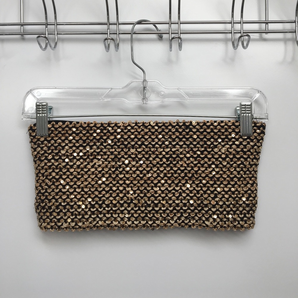 Sequined Bikini/Bandeau Top